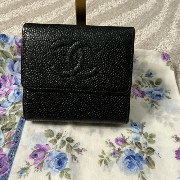 Chanel Black Caviar Bifold Wallet - Picture 9 of 11